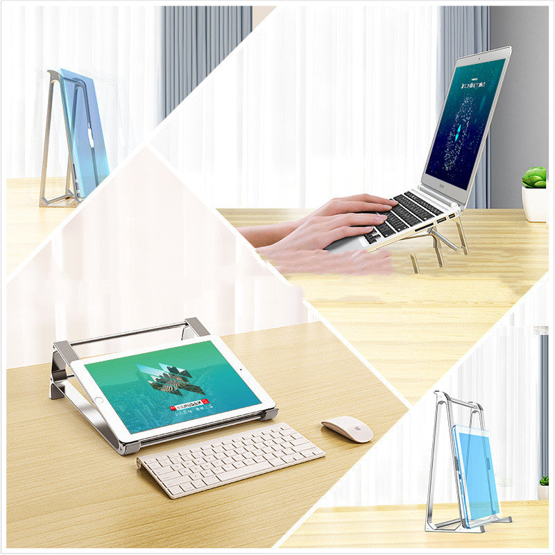 Portable Laptop Holder Stand Base Aluminum Alloy Notebook Riser